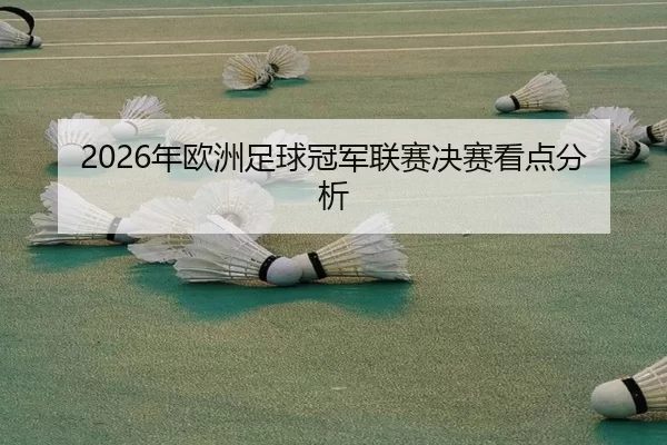2026年欧洲足球冠军联赛决赛看点分析
